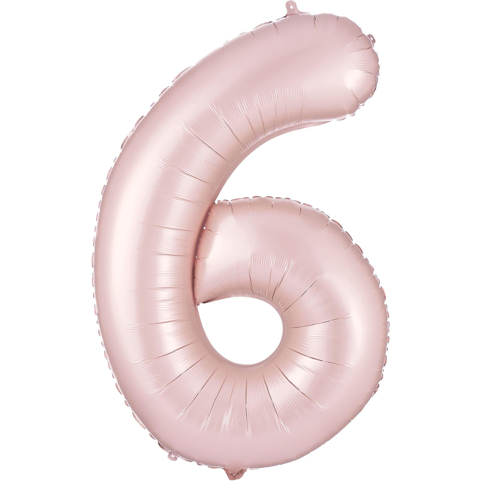 34in Number (0-9) Balloon, Assorted Colors
