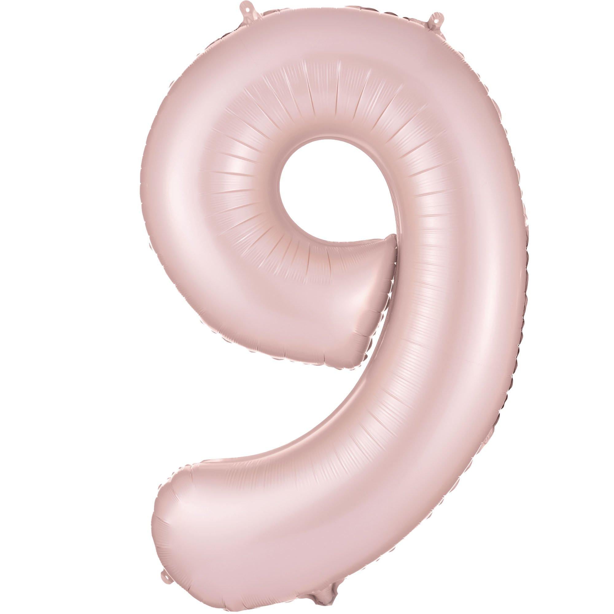 34in Number (0-9) Balloon, Assorted Colors