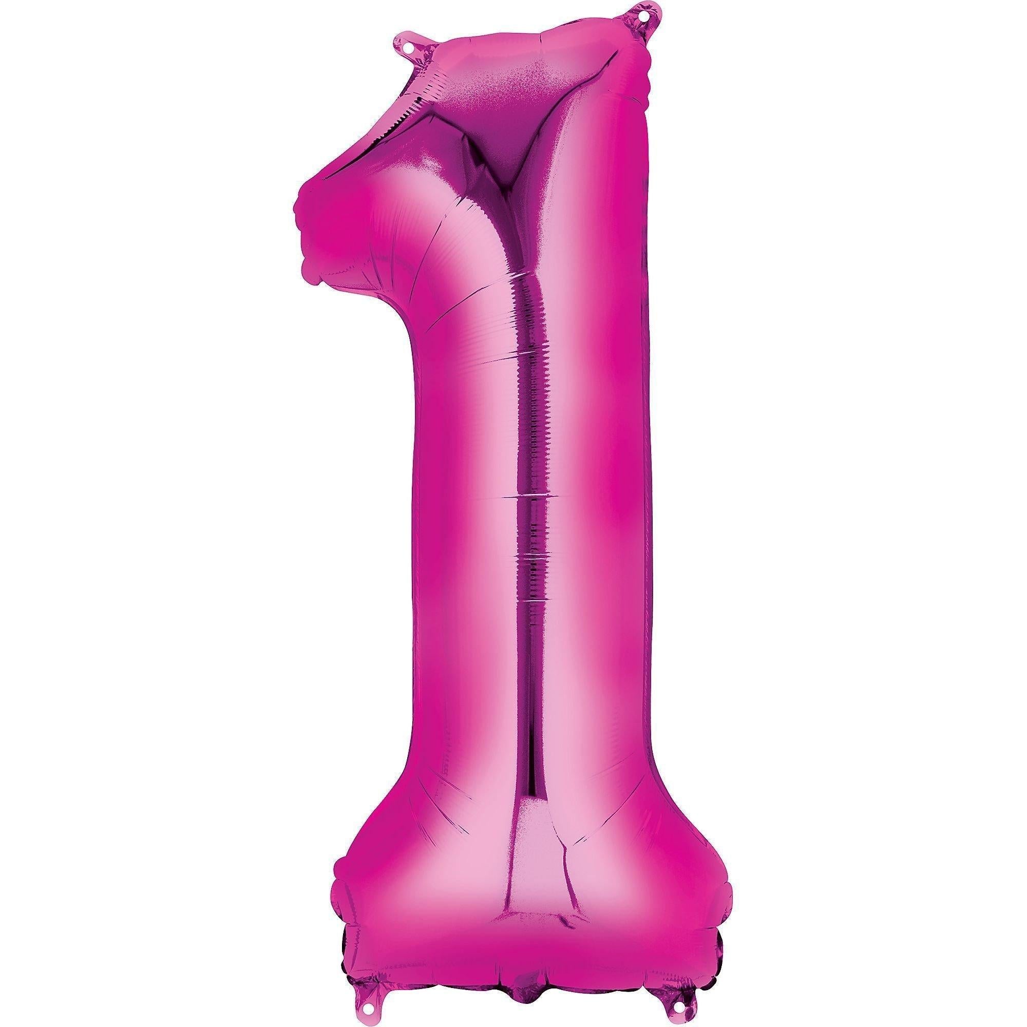 34in Number (0-9) Balloon, Assorted Colors