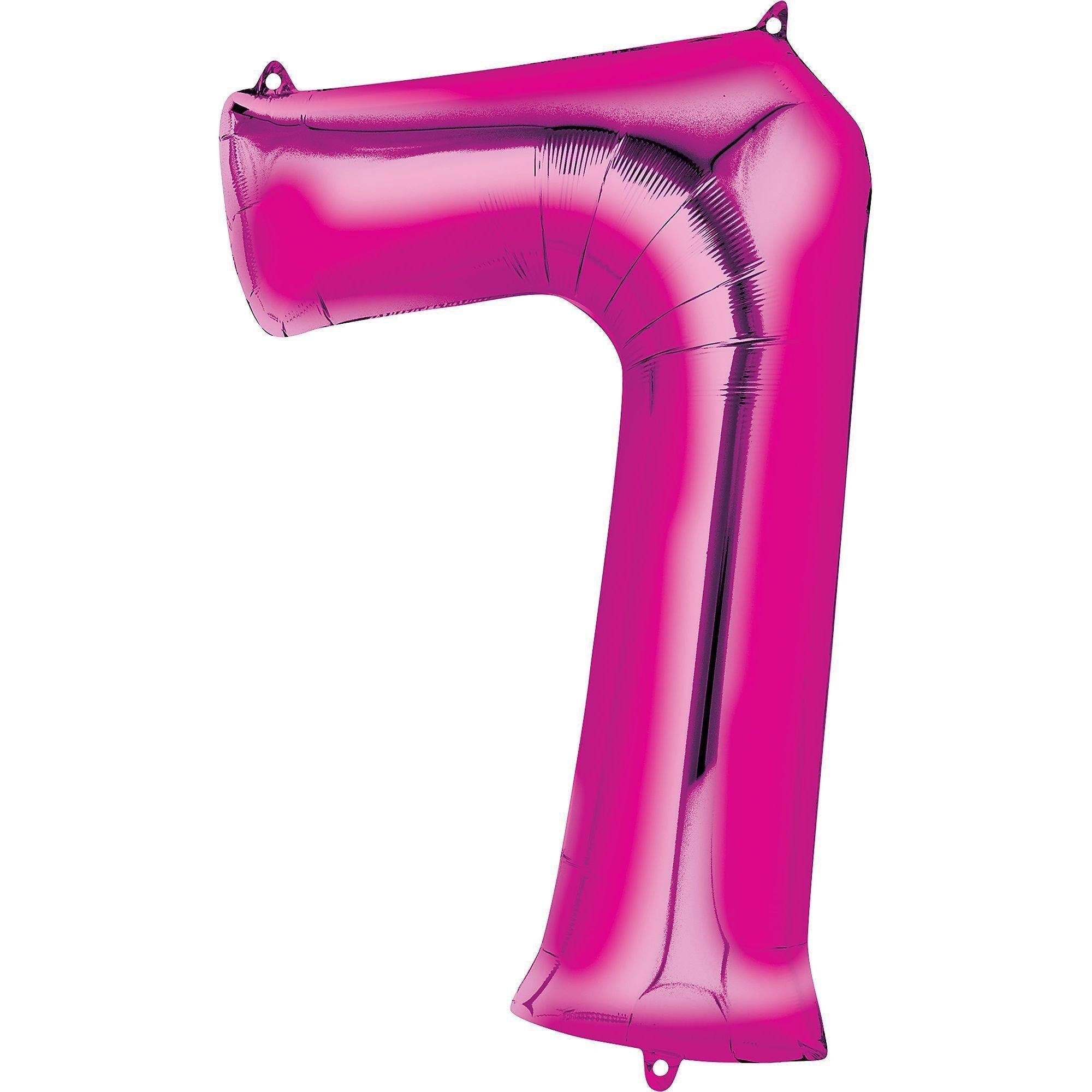 34in Number (0-9) Balloon, Assorted Colors