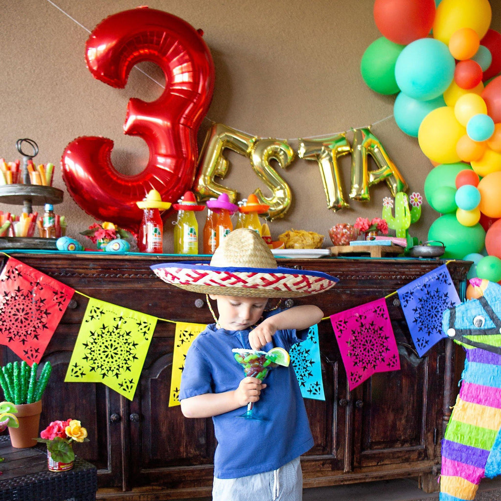 34in Number (0-9) Balloon, Assorted Colors