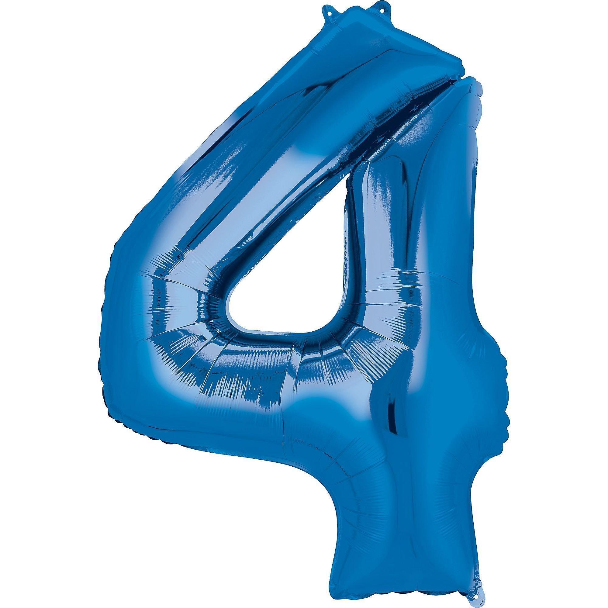 34in Number (0-9) Balloon, Assorted Colors