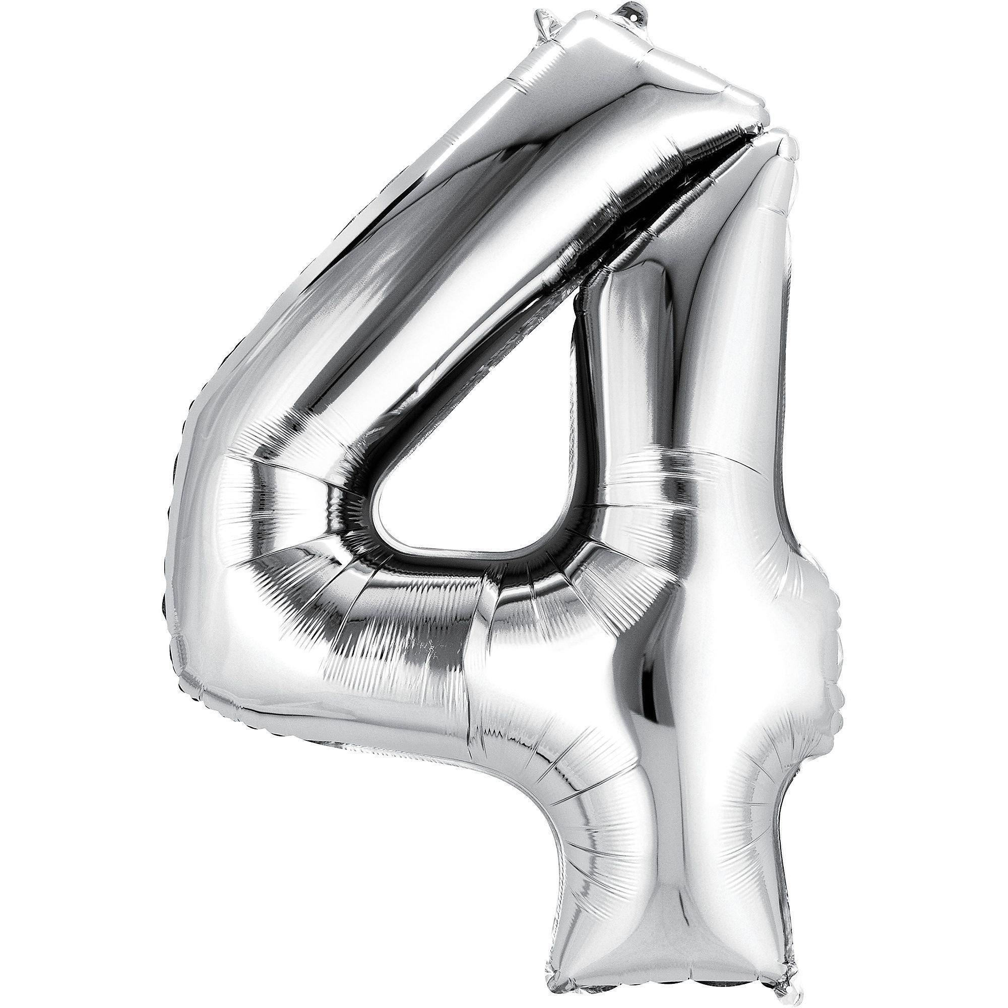 34in Number (0-9) Balloon, Assorted Colors