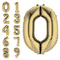 34in Number (0-9) Balloon, Assorted Colors